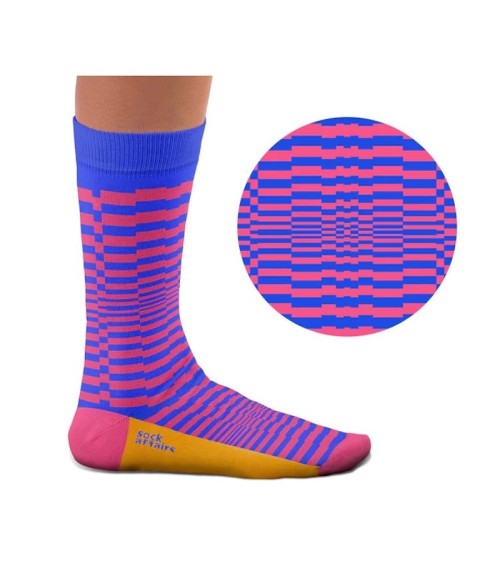 Op Art - Bunte Socken Curator Socks Socke lustige Damen Herren farbige coole socken mit motiv kaufen