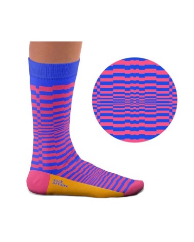 Op Art - Chaussettes originales Curator Socks jolies pour femme originales pour homme chausset rigolotes drole Suisse