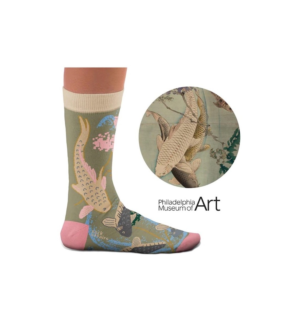 Chaussettes - Carps Swimming Curator Socks jolies pour femme originales pour homme chausset rigolotes drole Suisse