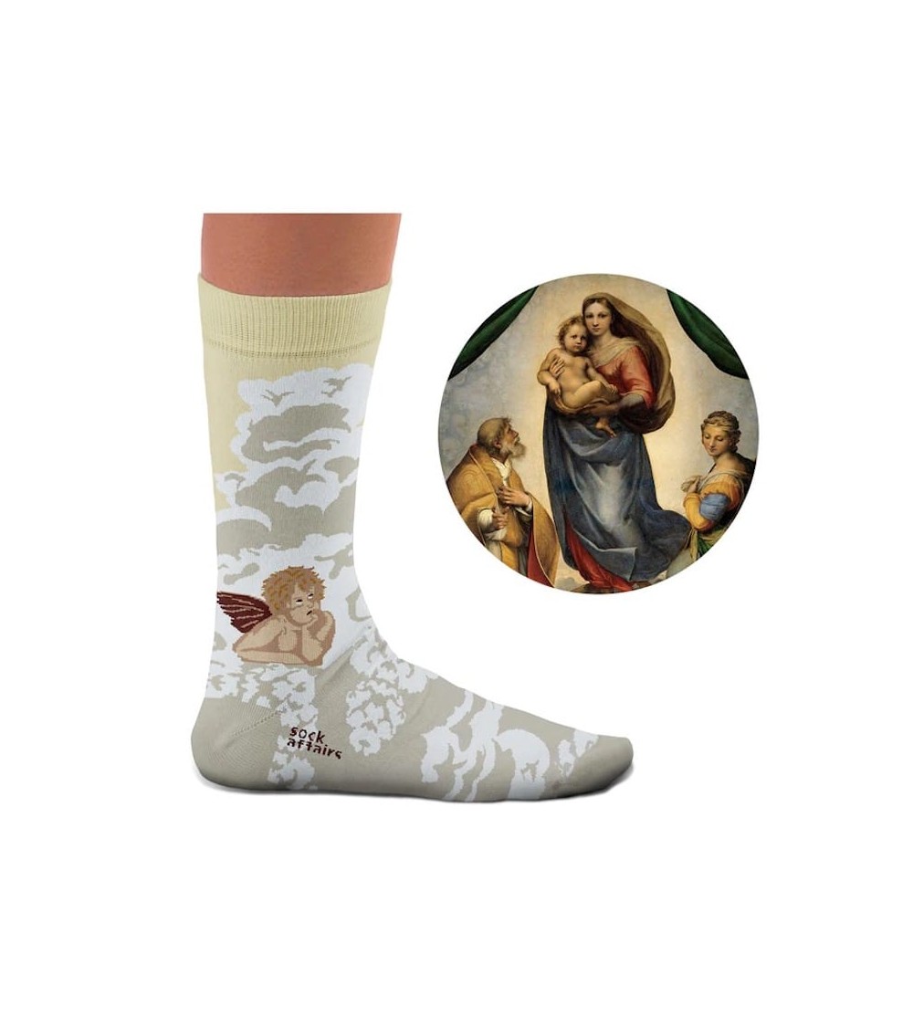 Socken - Sixtinische Madonna Curator Socks socke kuschelsocken für damen lustig herren farbige coole socken