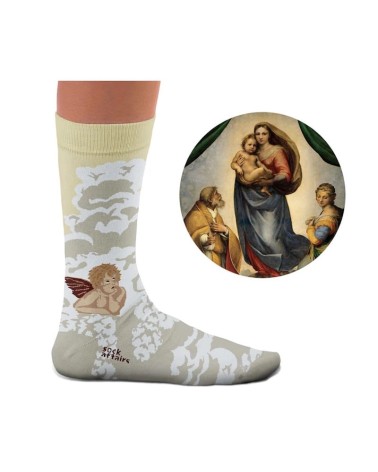 Socken - Sixtinische Madonna Curator Socks socke kuschelsocken für damen lustig herren farbige coole socken