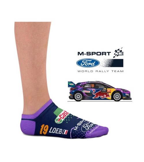 Calzini bassi - Loeb M-Sport Heel Tread calze da uomo per donna divertenti simpatici particolari