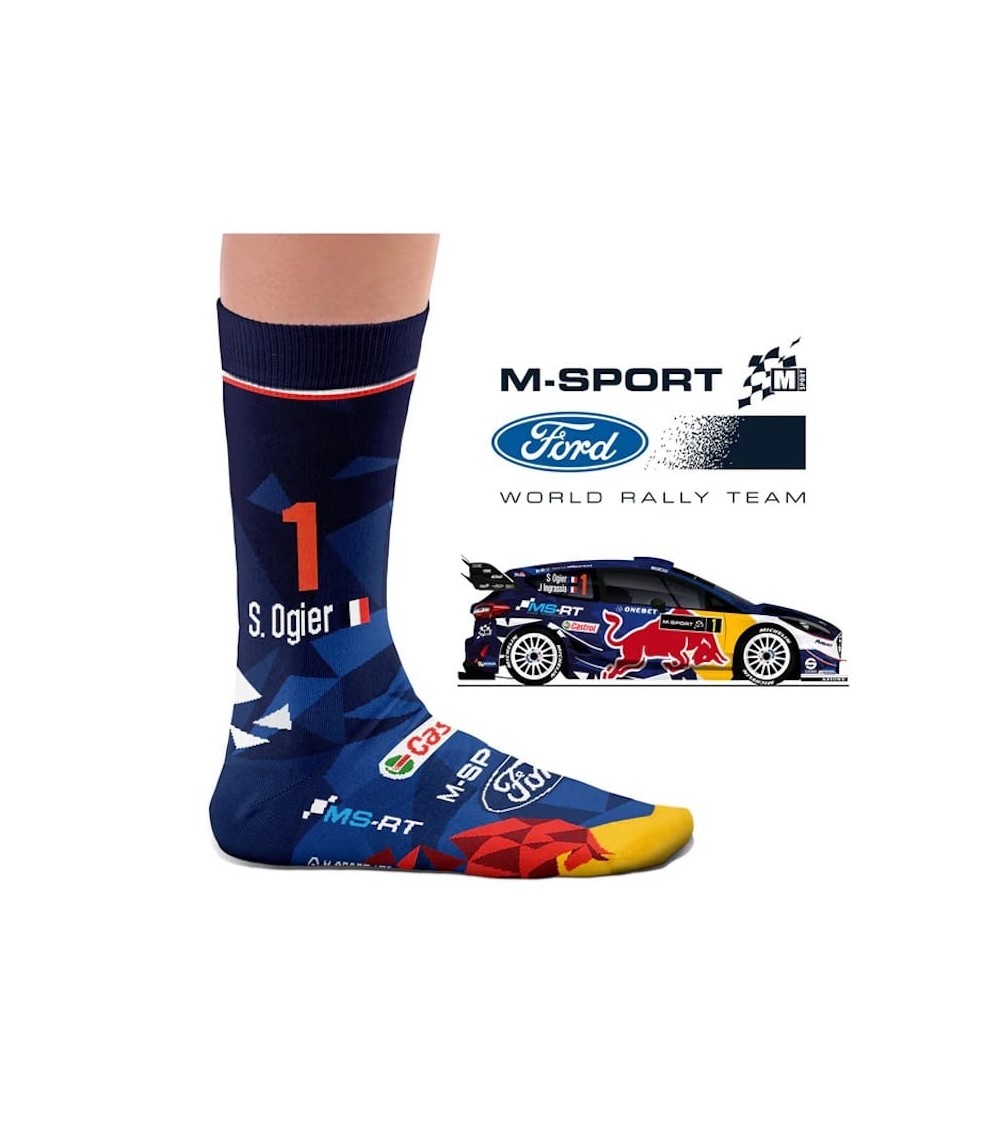 Calzini - 2017 Ogier M-Sport Heel Tread calze da uomo per donna divertenti simpatici particolari