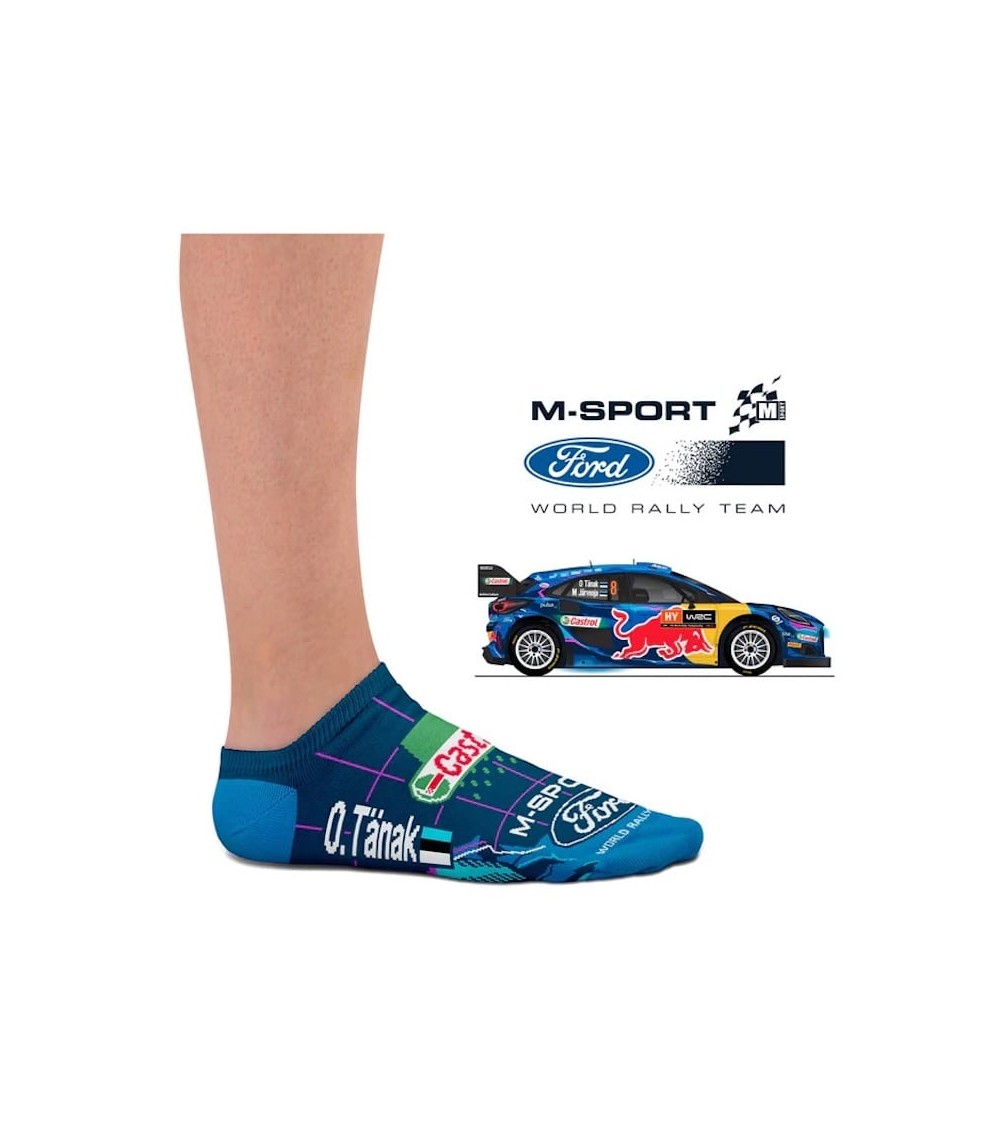 Calzini bassi - Tänak M-Sport Heel Tread calze da uomo per donna divertenti simpatici particolari