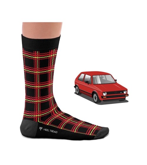 Socks - GTI MK1 Heel Tread funny crazy cute cool best pop socks for women men