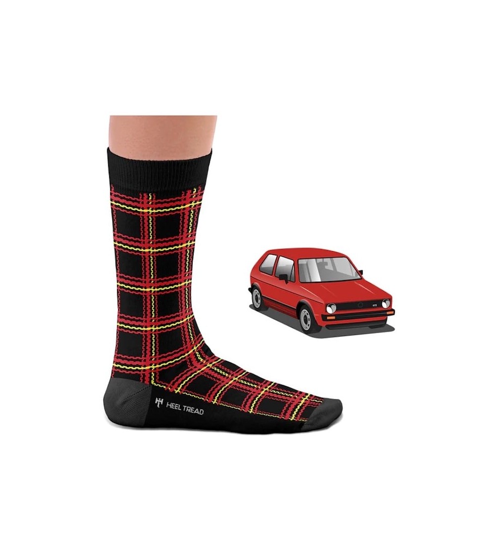 Socks - GTI MK1 Heel Tread funny crazy cute cool best pop socks for women men