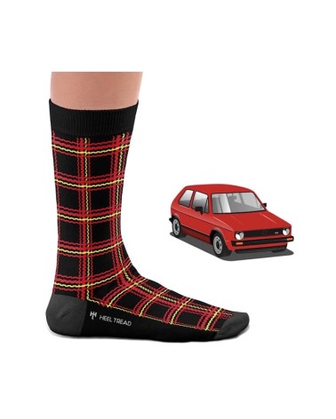 Socken - Golf GTI Mk1 Heel Tread socke kuschelsocken für damen lustig herren farbige coole socken