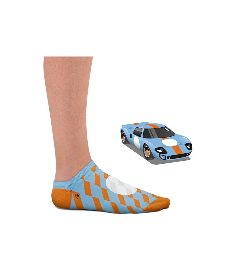 Sneaker Socken - GT40 Heel Tread Socke lustige Damen Herren farbige coole socken mit motiv kaufen