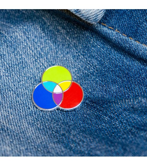 Pin's - RVB Creative Goodie pins rare métal originaux bijoux suisse