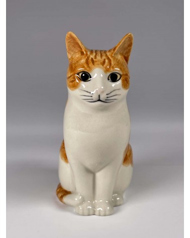 Vaso da fiori piccolo Gatto - Squash Quail Ceramics vasi eleganti per interni per fiori decorativi design kitatori svizzera