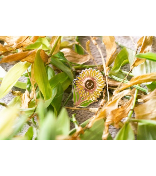Enamel Pins - sunflower Creative Goodie broches and pins hat pin badges collectible