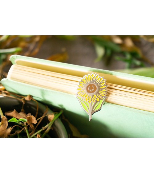 Spilla Smaltata - Girasole Creative Goodie spiritose spille colorate particolari eleganti donna da giacca uomo