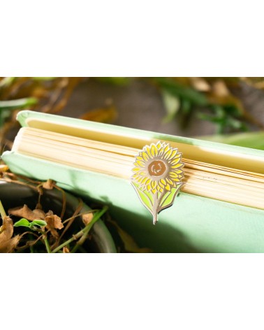 Spilla Smaltata - Girasole Creative Goodie spiritose spille colorate particolari eleganti donna da giacca uomo