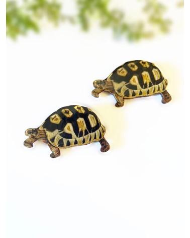 Schildkröte - Brosche aus Holz Fen & Co Anstecknadel Ansteckpins pins anstecknadeln kaufen