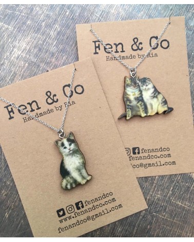 Kitten - Necklace with pendant Fen & Co cute fashion design designer for women