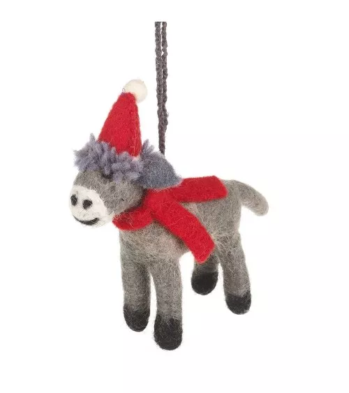 L'âne de Noël - Décoration de Noël Felt so good decoration noel decor déco de noel 2024 maison fait main
