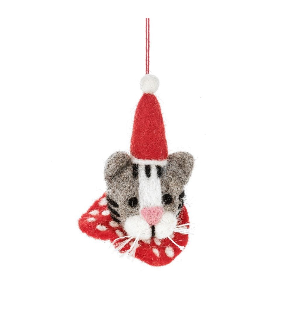 Clarence, the Christmas cat - Christmas Tree Decoration Felt so good 2024 christmas decorations xmas tree decorations