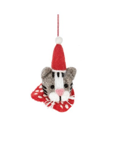 Clarence, the Christmas cat - Christmas Tree Decoration Felt so good 2024 christmas decorations xmas tree decorations