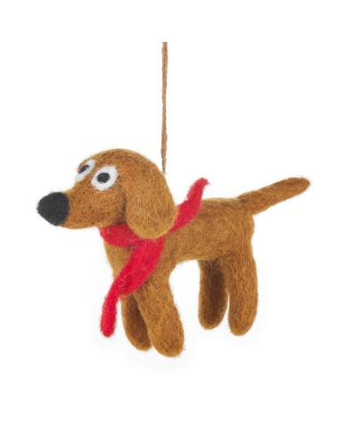 Jasper, il cane - Decorazione natale Felt so good Decorazioni natalizie eleganti particolari decoro natale decorazione albero...