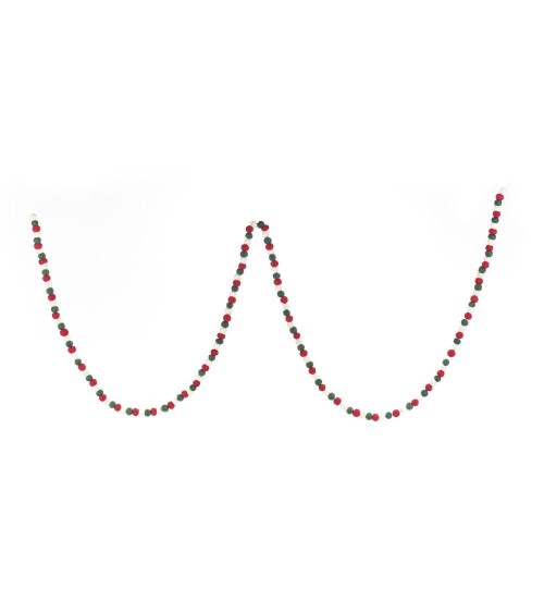 Girlande mit Pompons aus Filz - Weihnachtsdeko Felt so good Weihnachtsdekoration kaufen Weihnachtsbaum Deko Ideen 2024 Trend ...