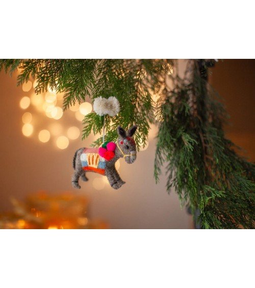 L'âne David - Décoration de Noël Sew Heart Felt decoration noel decor déco de noel 2024 maison fait main