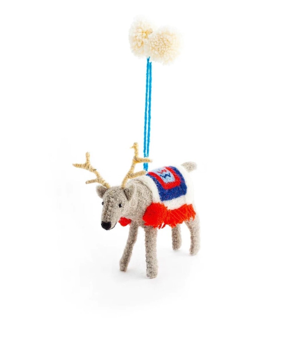 Randolph la renna - Decorazione natale Sew Heart Felt Decorazioni natalizie eleganti particolari decoro natale decorazione al...