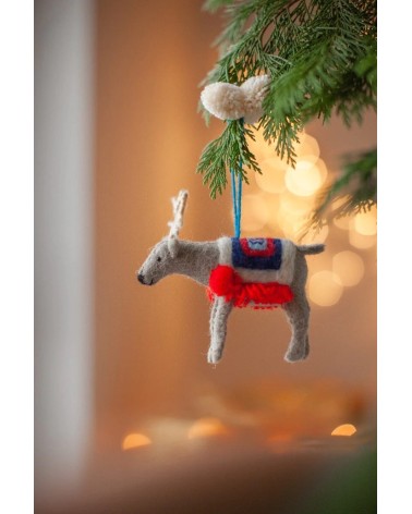 Randolph Reindeer - Christmas tree Decoration Sew Heart Felt xmas decorations 2023