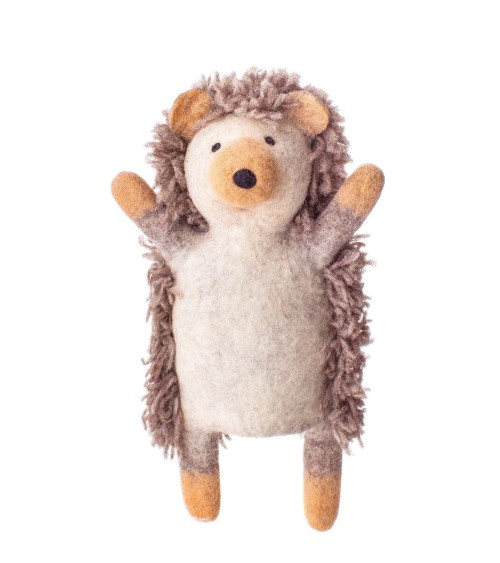 Hilda la hérissonne - Marionnette à main Sew Heart Felt marionnett peluche anglaise animaux jouet
