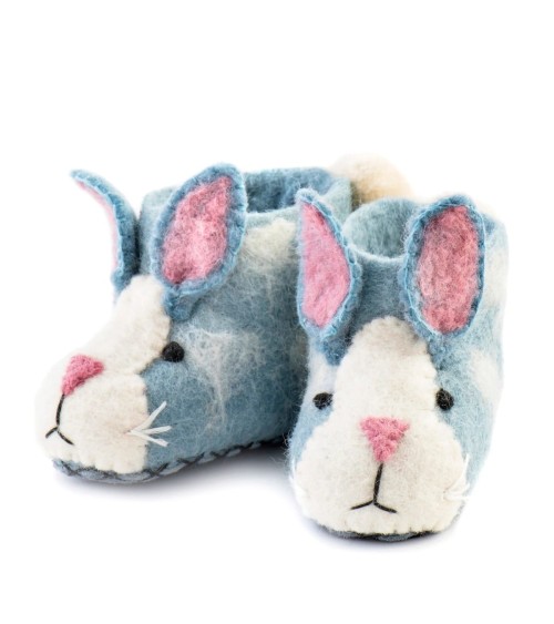 Roy il coniglio - Pantofole per bambini Sew Heart Felt idea regalo svizzera