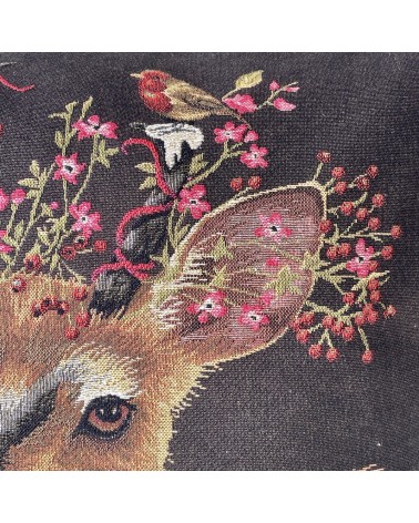 Cervo e scoiattolo - Copricuscino Yapatkwa cuscini decorativi per sedie cuscino eleganti