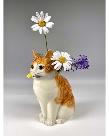 Kleine Vase Katze - Squash Quail Ceramics vasen deko blumenvase blume vase design dekoration spezielle schöne kitatori schwei...