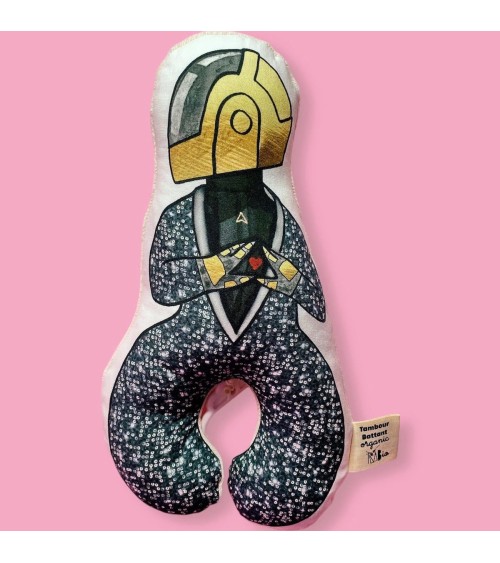 Soft Punk - Carillon per neonati Tambour Battant neonato musica culla peluche