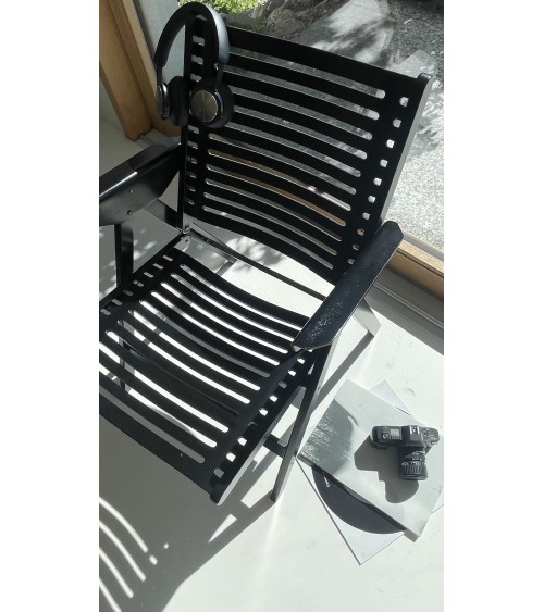 REX Lounge Chair by Niko Kralj - Nero - Poltrona design Vintage kitatori mobili Oggetto di design vintage svizzera