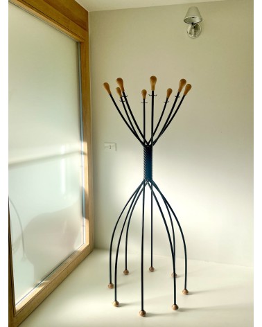 OCTOPUS - Porte manteau vintage sur pied - Années 90 kitatori meuble vintage shop online boutique suisse