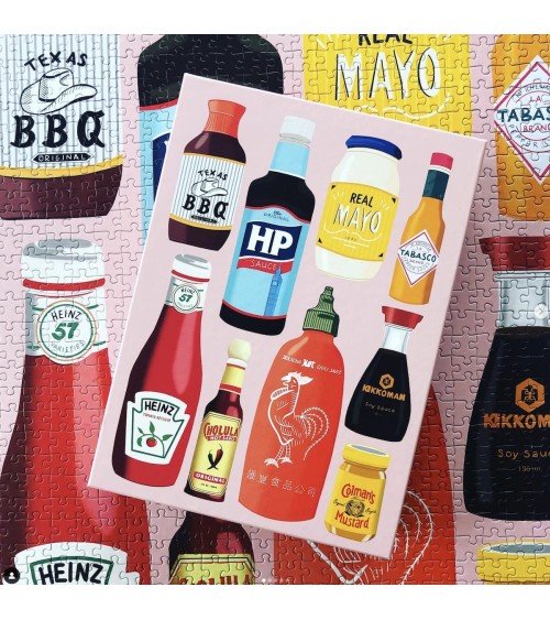 Saucy - Puzzle 1000 pièces Happily Puzzles jeu de puzzle design original moderne cool