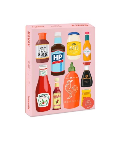 Saucy - Puzzle 1000 Teile Happily Puzzles  coole lustige schöne puzzle kaufen shönes motiv