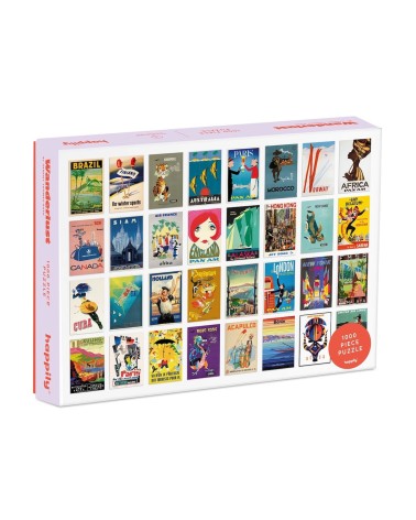 Wanderlust - Puzzle 1000 pièces Happily Puzzles Puzzles adulte design art the jigsaw suisse