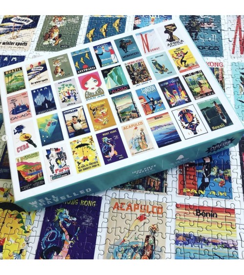 Wanderlust - Puzzle 1000 pezzi Happily Puzzles da adulti per bambini the jigsaw