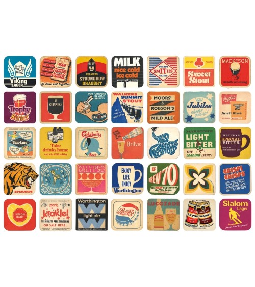 Mats - Puzzle 1000 pièces Happily Puzzles jeu de puzzle design original moderne cool