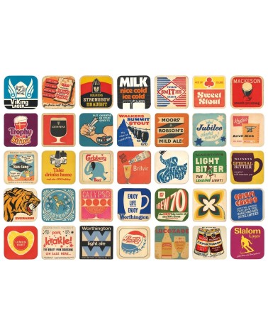 Mats - Puzzle 1000 pièces Happily Puzzles jeu de puzzle design original moderne cool