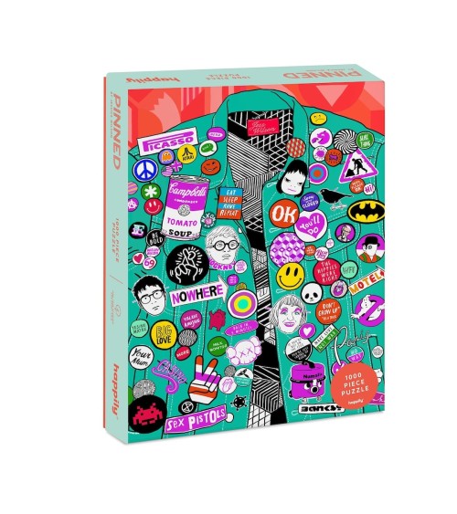 Pinned - Puzzle 1000 Teile Happily Puzzles the Jigsaw happy art puzzle spiele der Tages für Erwachsene Kinder kaufen