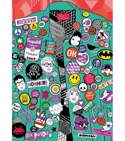 Pinned - Puzzle 1000 pezzi Happily Puzzles Kitatori