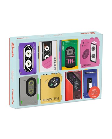 Beats - Puzzle 1000 pièces Happily Puzzles jeu de puzzle design original moderne cool