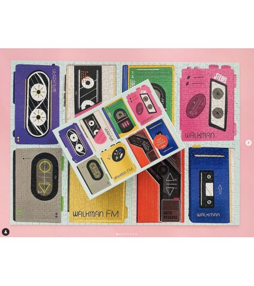 Beats - Puzzle 1000 pièces Happily Puzzles jeu de puzzle design original moderne cool