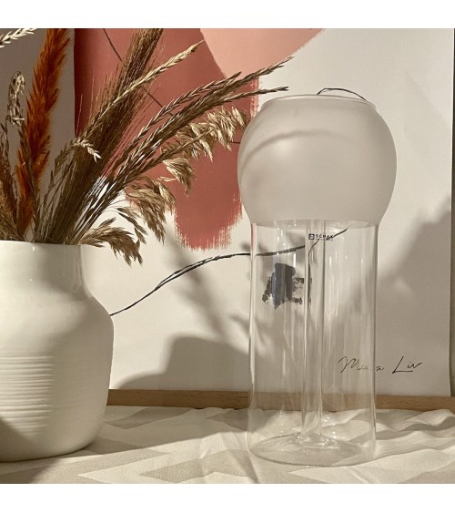 Frost Hurricanes - Glass Candle Holder & Soliflore vase Serax tealight candle house design