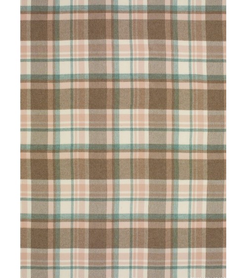 Portree Natural / Rose - Merino wool blanket Bronte by Moon warm cozy soft sofa throw blanket picnic throws and blankets