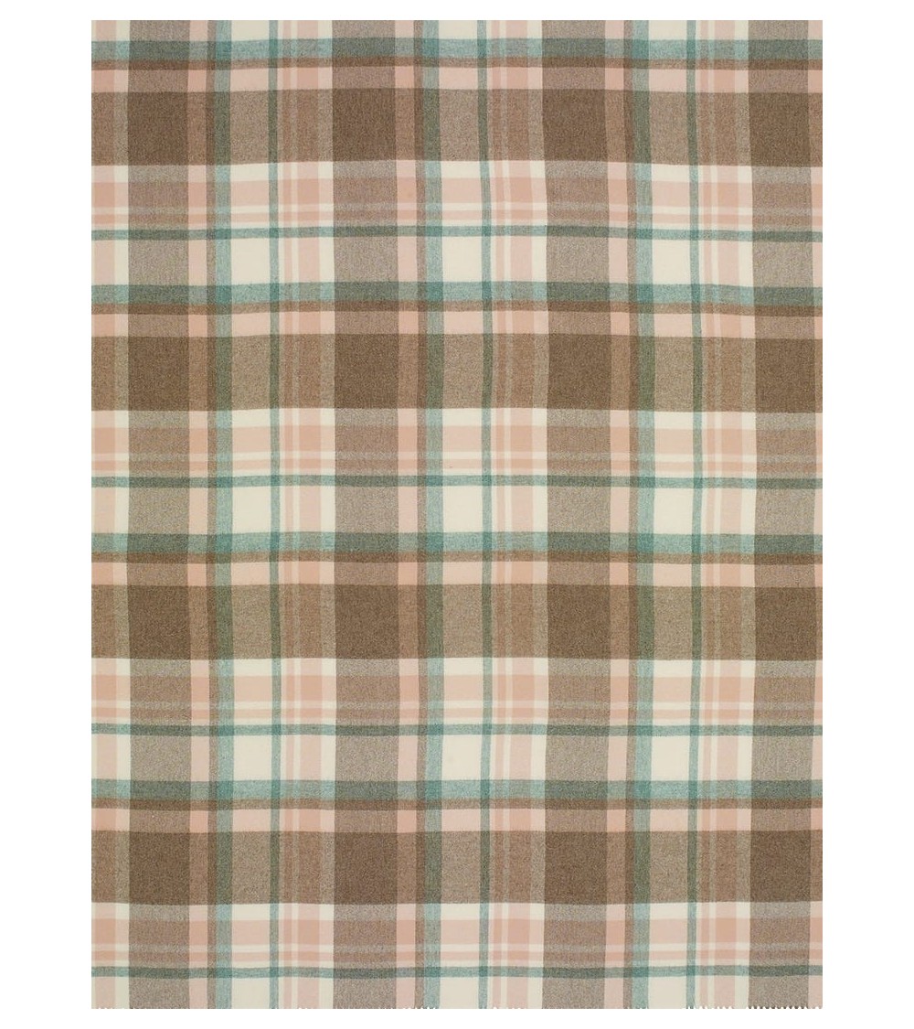 Portree Natural / Rose - Merino Decke, Wolldecke Bronte by Moon Schafwolldecke warme Woll Decken Sofa wohndecke kaufen