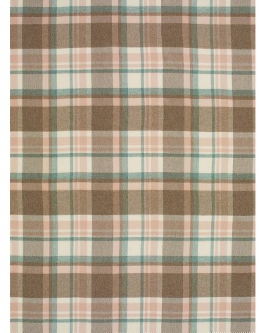 Portree Natural / Rose - Merino wool blanket Bronte by Moon warm cozy soft sofa throw blanket picnic throws and blankets