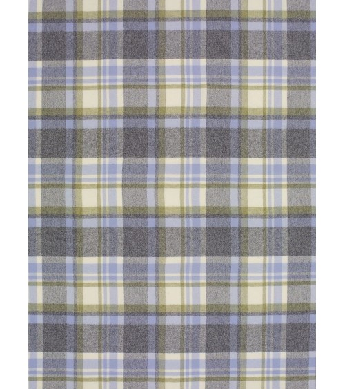 Plaid PORTREE Gris - Couverture en laine mérinos Bronte by Moon plaide pour canapé de lit cocooning chaud