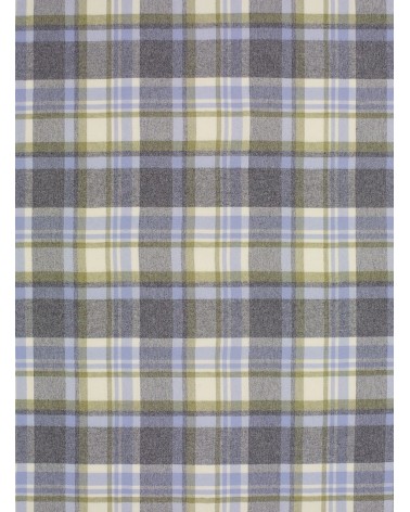 Plaid PORTREE Gris - Couverture en laine mérinos Bronte by Moon plaide pour canapé de lit cocooning chaud